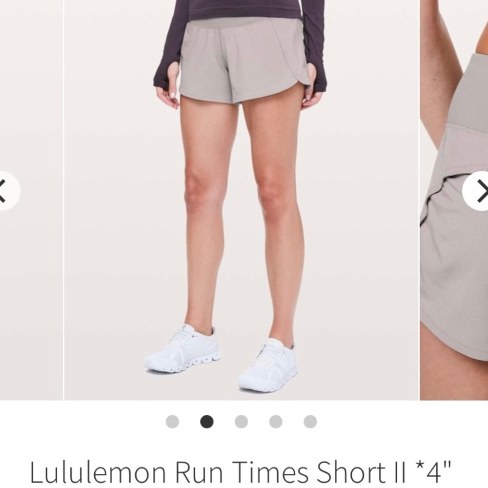 Lululemon Run Times Shorts 4”